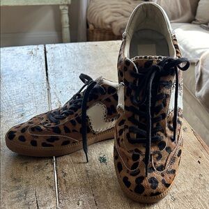 Dolce Vita Leopard Print Women's Sneakers size 12